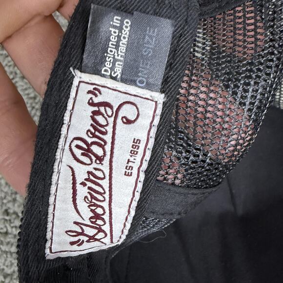 Goorin Bros Gorilla Hat Cap Snap Back Black Trucker Mesh Patch Mens One Size - Picture 11 of 12